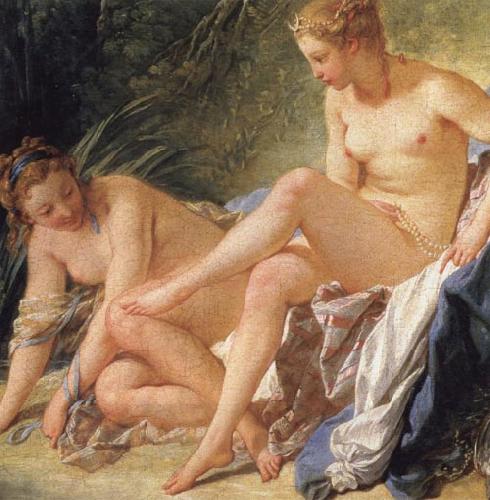 Francois Boucher Diana at the Bath(detail)